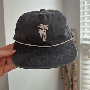 Katin Dark Gray Palm Tree Embroidered Cap